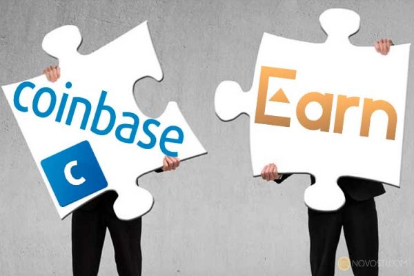 Coinbase ведет переговоры о приобретении Earn.com. Это будет крупнейшая сделка, за почти семилетнюю историю биржи