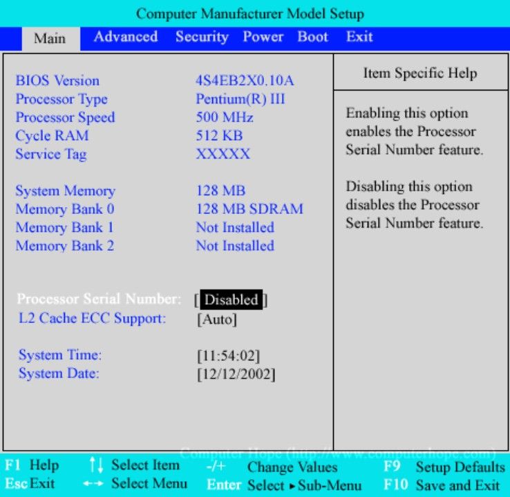 Интерфейс программы Phoenix BIOS Editor Pro