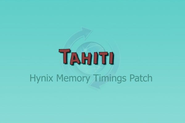 Tahiti – программа для исправления таймингов памяти Hynix AMD