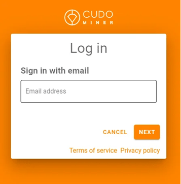 Вход Cudo Miner