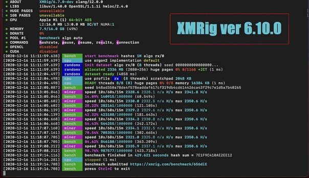Запуск батника (.bat файл) Xmrig Miner