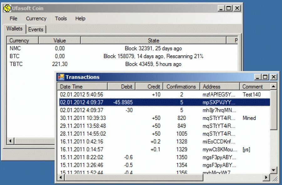 Настройка Ufasoft Miner