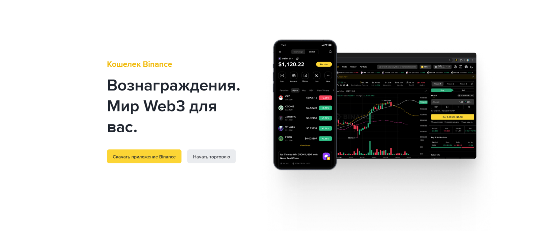 Кошелек Binance Wallet