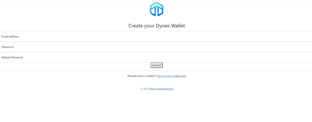 Кошелек и пул дял майнинга Dynex с помощью OneZeroMiner 