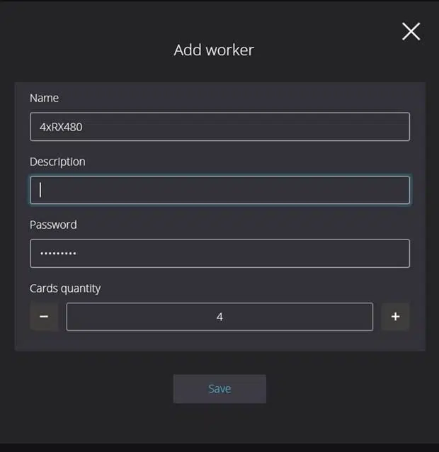 Добавление воркера в Rave OS