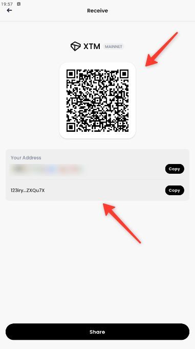 Реквизиты для пополнения в Tari Wallet